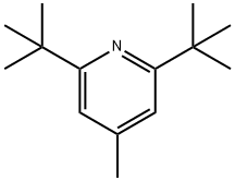 2,6-Di-tert-butyl-4-methylpyridine Struktur
