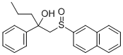 Benzyl alcohol, alpha-((2-naphthylsulfinyl)methyl)-alpha-propyl- Struktur
