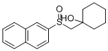 1-((2-Naphthylsulfinyl)methyl)cyclohexanol Structure