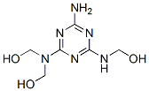 [[4-amino-6-[(hydroxymethyl)amino]-1,3,5-triazin-2-yl]imino]bismethanol|