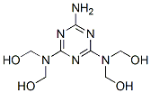 [(6-amino-1,3,5-triazine-2,4-diyl)dinitrilo]tetrakismethanol 结构式