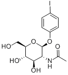 4-碘苯基-2-乙酰氨基-2-脱氧-BETA-D-葡萄糖苷,38229-81-1,结构式