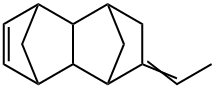 2-エチリデン-1,2,3,4,4a,5,8,8a-オクタヒドロ-1,4:5,8-ジメタノナフタレン 化学構造式