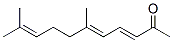 6,10-DIMETHYL-3,5, 9-UNDECATRIEN-2-ONE 结构式