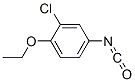 2-chloro-1-ethoxy-4-isocyanatobenzene Structure