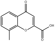 8-甲基-4-氧代-4H-色烯-2-羧酸, 38243-78-6, 结构式