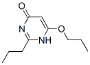 4(1H)-Pyrimidinone, 6-propoxy-2-propyl- (9CI) 结构式