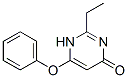4(1H)-Pyrimidinone, 2-ethyl-6-phenoxy- (9CI) Struktur
