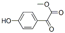 4-Hydroxyphenyloxoacetic acid methyl ester Struktur