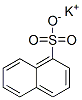 potassium naphthalene-1-sulphonate 结构式
