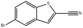 5-溴苯并噻吩-2-甲腈 结构式