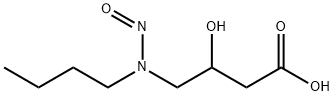 BUTYRICACID,4-(BUTYLNITROSOAMINO)-3-HYDROXY- Struktur