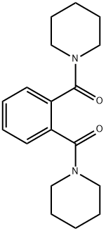 1,1'-(1,2-Phenylenedicarbonyl)bispiperidine Struktur