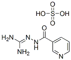 N-(diaminomethylideneamino)pyridine-3-carboxamide, sulfuric acid,38261-24-4,结构式