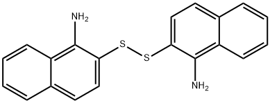 2,2'-联硫基二(1-萘胺) 结构式