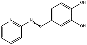 1,2-Benzenediol, 4-[(2-pyridinylimino)methyl]- (9CI) Struktur