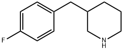 3-(4-FLUORO-BENZYL)-PIPERIDINE Structure