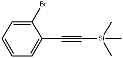 (2-溴苯乙炔基)三甲基硅烷,38274-16-7,结构式