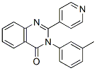 3-(3-Methylphenyl)-2-(4-pyridyl)quinazolin-4(3H)-one,38275-18-2,结构式