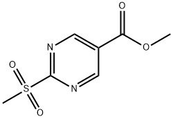 Methyl 2-methanesulfonylpyrimidine-5-carboxylate Structure