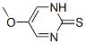 2(1H)-Pyrimidinethione, 5-methoxy- (9CI) Struktur