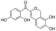 7,8-Dihydroxy-3-(2,4-dihydroxybenzoyl)-1H-2-benzopyran 结构式