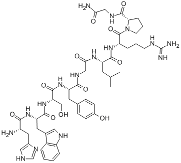 (DES-PYR1)-LHRH 结构式