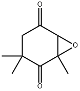 7-Oxabicyclo4.1.0heptane-2,5-dione, 1,3,3-trimethyl- Structure