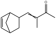 4-bicyclo[2.2.1]hept-5-en-2-yl-3-methyl-3-buten-2-one 结构式