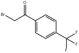 2-溴-4'-(三氟甲基)苯乙酮,383-53-9,结构式