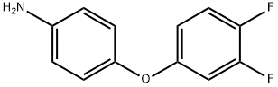 4-(3,4-ジフルオロフェノキシ)アニリン 化学構造式