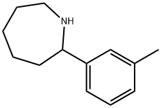 2-(3-メチルフェニル)アゼパン 化学構造式