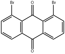 1,8-ジブロモアントラキノン 化学構造式