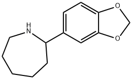 2-(1,3-Benzodioxol-5-yl)-azepane 化学構造式