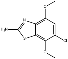 2-氨基-6-氯-4,7-二甲氧基苯并噻唑,383131-51-9,结构式