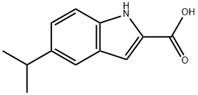 5-(propan-2-yl)-1H-indole-2-carboxylic acid Structure
