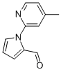 1-(4-甲基吡啶-2-基)-1H-吡咯-2-甲醛, 383136-14-9, 结构式
