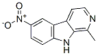 1-メチル-6-ニトロ-β-カルボリン 化学構造式