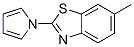 Benzothiazole, 6-methyl-2-(1H-pyrrol-1-yl)- (9CI),383141-97-7,结构式