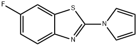 Benzothiazole, 6-fluoro-2-(1H-pyrrol-1-yl)- (9CI) Structure