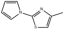 Thiazole, 4-methyl-2-(1H-pyrrol-1-yl)- (9CI) Struktur