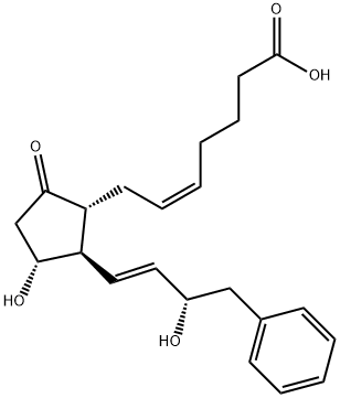 16-PHENYL TETRANOR PROSTAGLANDIN E2 结构式