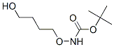 Carbamic acid, (4-hydroxybutoxy)-, 1,1-dimethylethyl ester (9CI) Structure