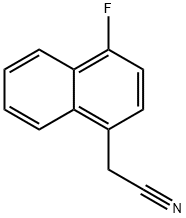 2-(4-氟萘-1-基)乙腈 结构式