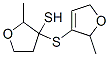 3-[[(2,5-ジヒドロ-2-メチルフラン)-3-イル]チオ]テトラヒドロ-2-メチル-3-フランチオール 化学構造式