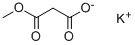 Potassium 3-methoxy-3-oxopropanoate Struktur