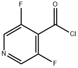 4-Pyridinecarbonyl chloride, 3,5-difluoro- (9CI) Structure