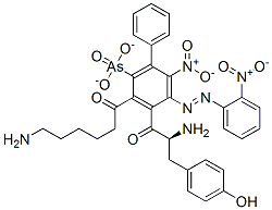 dinitrophenyl-6-aminocaproyltyrosylazobenzene-4-arsonate,38337-12-1,结构式