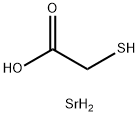 メルカプト酢酸/ストロンチウム,(1:x) 化学構造式