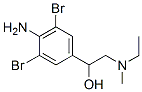 1-(4-amino-3,5-dibromo-phenyl)-2-(ethyl-methyl-amino)ethanol 化学構造式